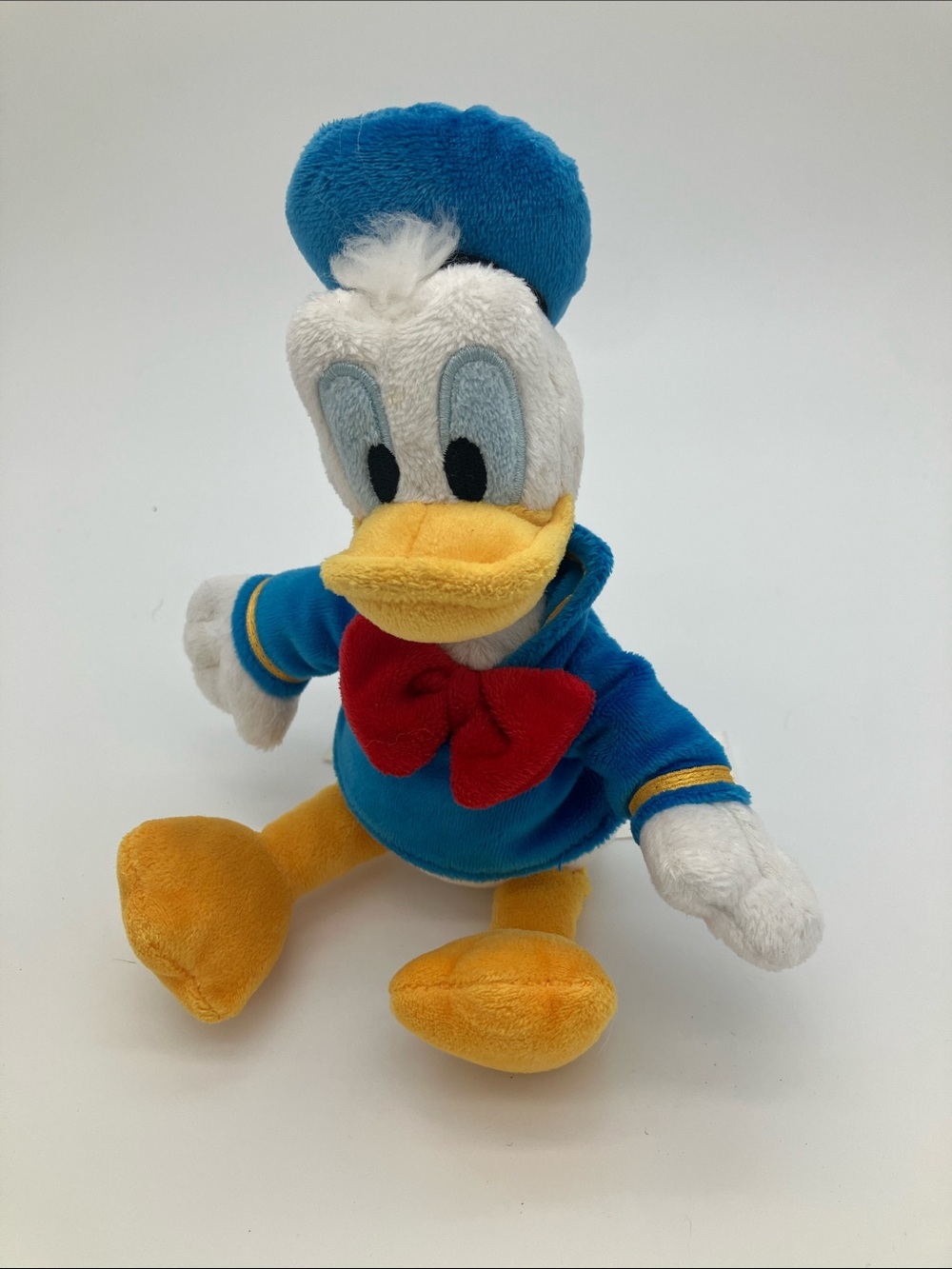 Disney Store Donald Duck Plush Stuffed Animal Toy Classic Sailor 9”